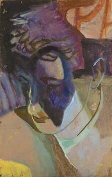 The blue self-portrait